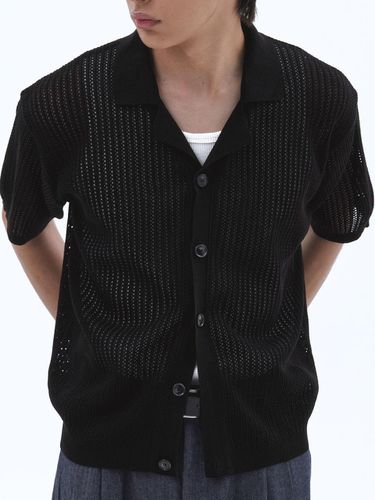 Washable Cruise Mesh Cardigan Knitwear_Black - Trip LE Sens - Modalova