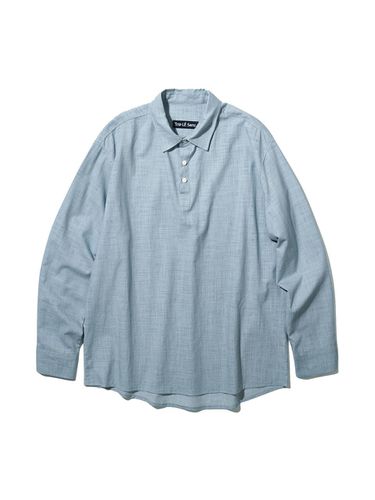 Washable Like Linen Henley Neck Long-Sleeved Shirt - Trip LE Sens - Modalova