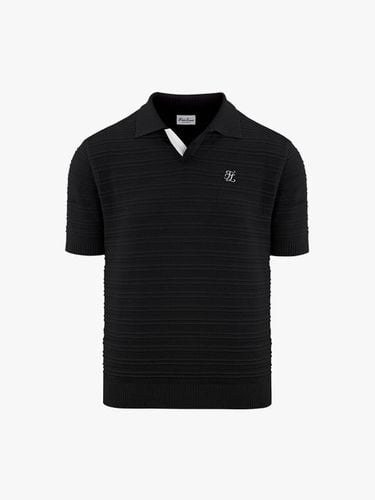 Men's Scotch Short-Sleeved Knitwear (Black) - FAIRLIAR GOLF - Modalova