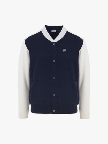 Men's Stadium Knit Cardigan (Navy) - FAIRLIAR GOLF - Modalova