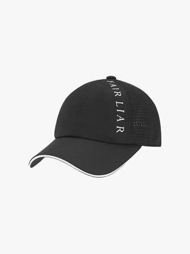 Men's Perforated Point Ball Cap (Black) - FAIRLIAR GOLF - Modalova