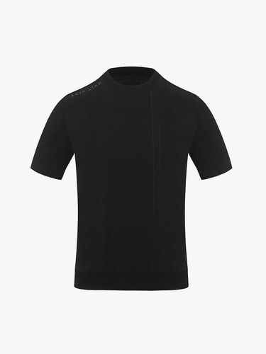 Men's Scotch Short-Sleeved Knitwear (Black) - FAIRLIAR GOLF - Modalova