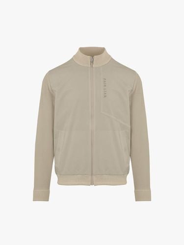 Men's Woven Zip-Up Cardigan (Beige) - FAIRLIAR GOLF - Modalova