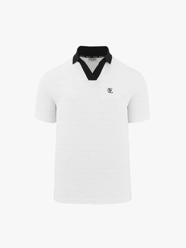 Men's Logo Jacquard T-shirt (White) - FAIRLIAR GOLF - Modalova