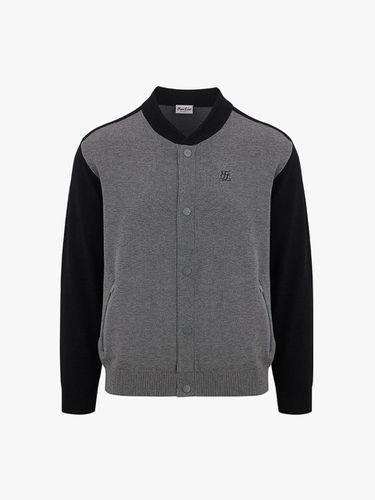 Men's Stadium Knit Cardigan (Charcoal) - FAIRLIAR GOLF - Modalova