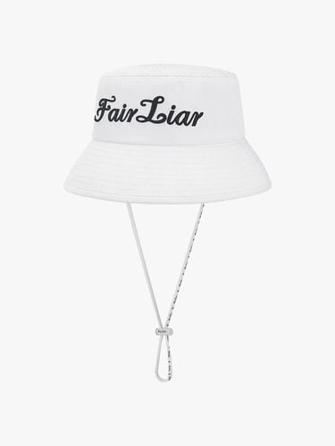 Men's Basic Punching Bucket Hat (White) - FAIRLIAR GOLF - Modalova