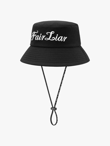 Men's Basic Punching Bucket Hat (Black) - FAIRLIAR GOLF - Modalova