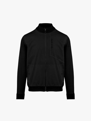 Men's Woven Zip-Up Cardigan (Black) - FAIRLIAR GOLF - Modalova