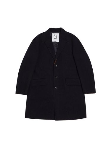 Handmade Chestfield Coat_Navy - SOLEW - Modalova