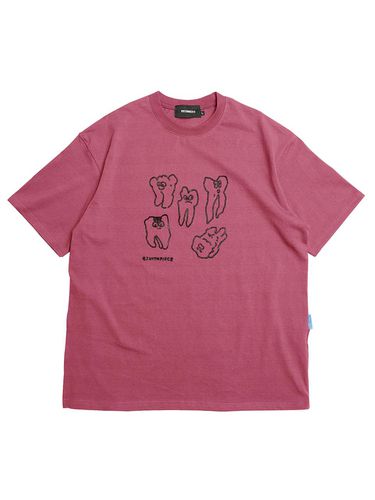 EZwithPIECE] TEETH TEE (PINK) - PIECEMAKER - Modalova