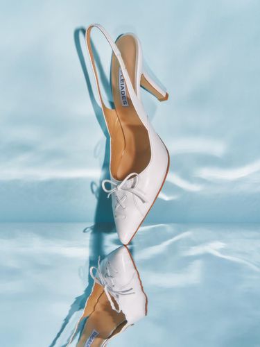 BLAIR 90 Slingback - White Ribbons - pleiades - Modalova