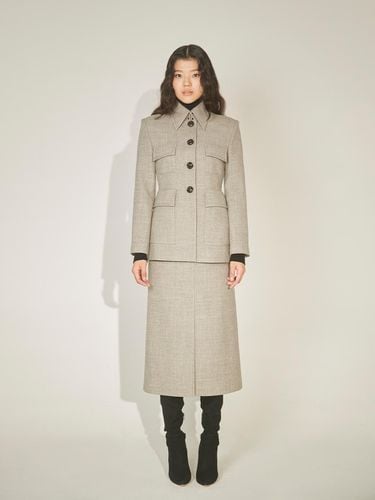 NO.6 JACKET - GREY - HANAVO - Modalova