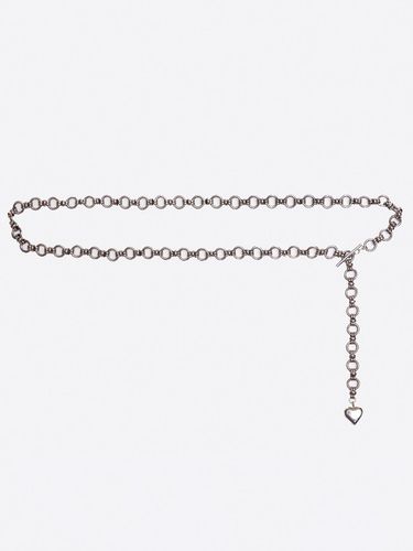 Heart Pendant Bold Chain Belt - vente - Modalova