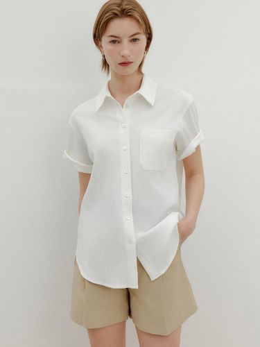 Hayley Logo Half Sleeve Shirt - LOOKAST - Modalova