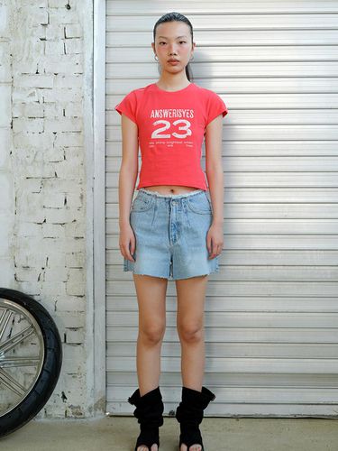 Number Stretch Tee red - answerisyes - Modalova