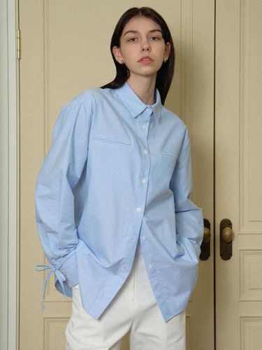 Sleeve ribbon lip pocket shirts - ADAUL - Modalova