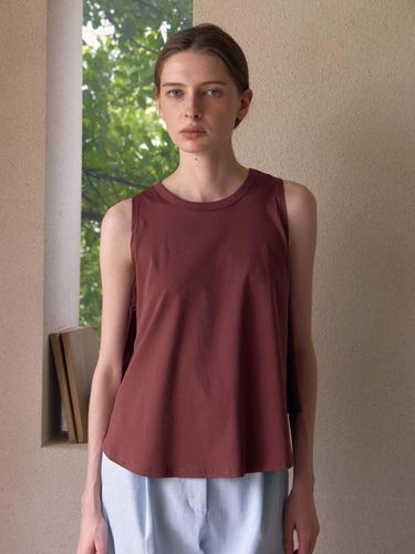 Mildy wing sleeveless tee-deep red - KILHOUETTE - Modalova