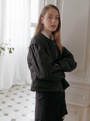 Puff Quilted Jacket_Navy - Aile de - Modalova