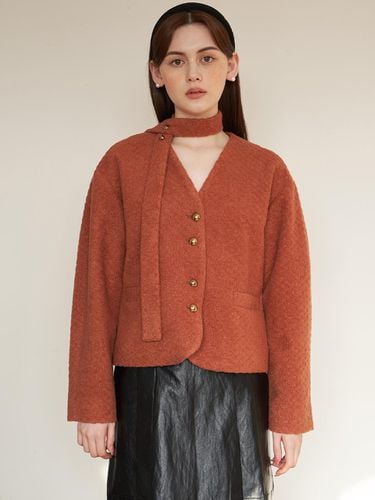 Coco v neck boucle cardigan BR - F.cocoromiz - Modalova