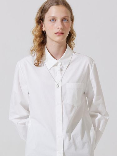 Loose fit back triangle stitch shirts - ADAUL - Modalova