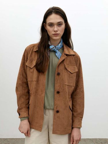 Wishful ECO Suede Jacket-Light Brown - KILHOUETTE - Modalova