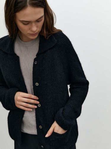 Wishful collar cardigan-black - KILHOUETTE - Modalova