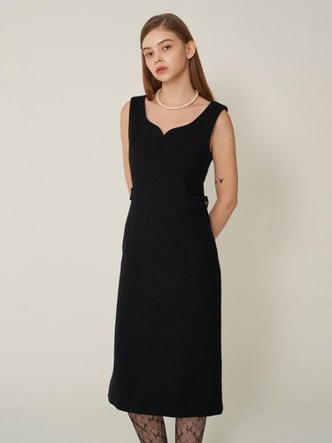 Anna classic wool long dress BK - F.cocoromiz - Modalova