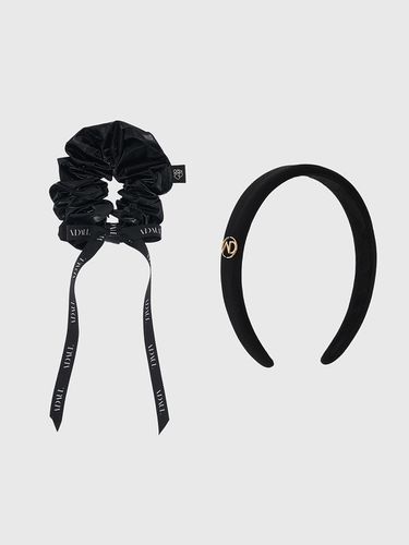 Qia Ribbon Scrunchie & Hairband Set () - ADAUL - Modalova