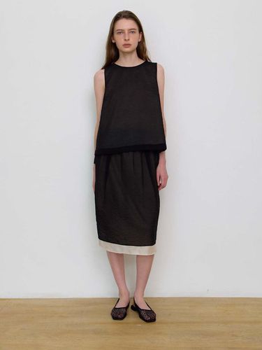 Mildy sheer vloume skirt-black - KILHOUETTE - Modalova