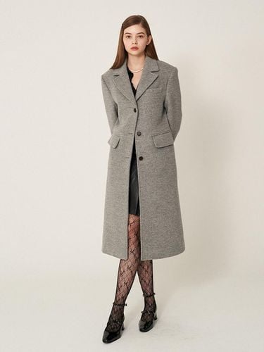 Tailored alpaca wool coat GY - F.cocoromiz - Modalova