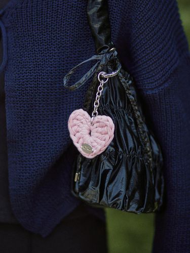 Rope Heart AD Charm Keyring (Pink) - ADAUL - Modalova