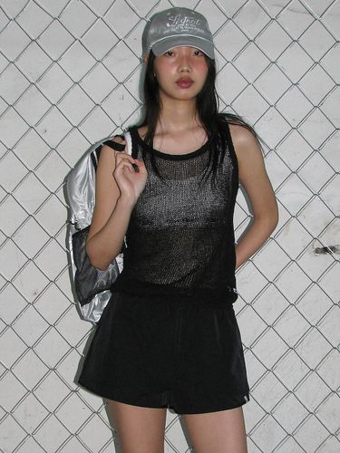 Paper Knit sleeveless_black - answerisyes - Modalova