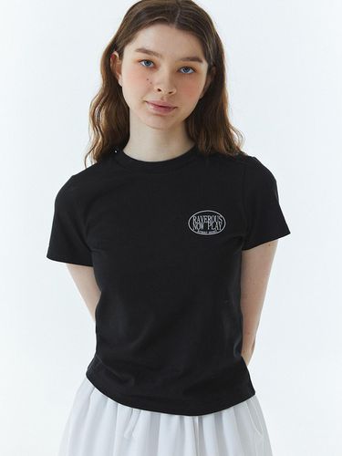 Shape Logo Slim Span T-Shirt Black - RAVEROUS - Modalova