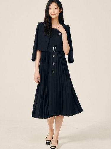 Belted Pleated Dress + Jacket Set GP4A0OP331 - JJ JIGOTT - Modalova