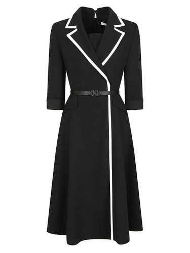 ■JJ JIGOTT(JJジゴット)Colouring line jacket flared dress Designer fashion, Seoul-fully created | W Concept