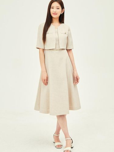 Jacket Style Flared Dress GP5A0OP811 - JJ JIGOTT - Modalova