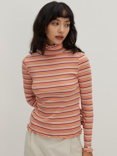 Multi Stripe Turtle Neck T/Shirts - RAVEROUS - Modalova