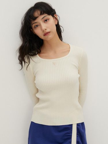 Square Neck Sweater - RAVEROUS - Modalova