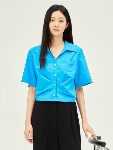 Cotton Tuck Detail Cropped Blouse - JJ JIGOTT - Modalova