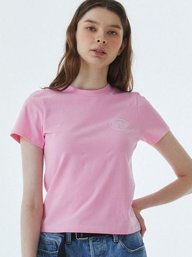 Shape Logo Slim Span T-Shirt Pink - RAVEROUS - Modalova