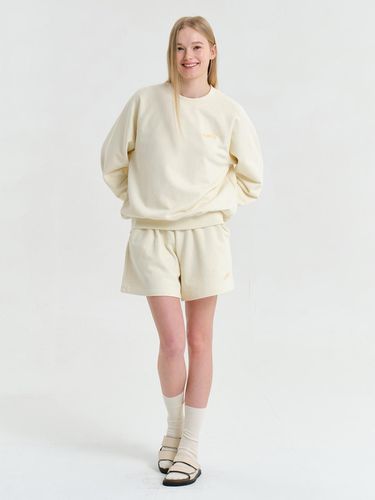 Wave Logo Zurry Half Pants Cream - RAVEROUS - Modalova