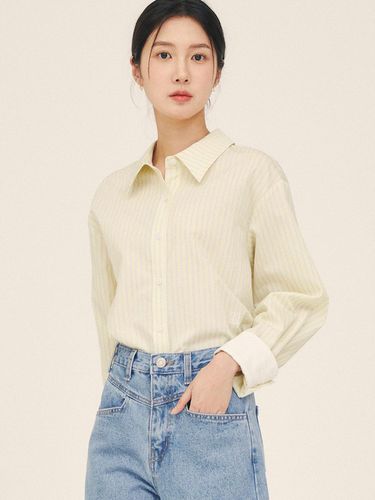 Back button Stripe Blouse - JJ JIGOTT - Modalova