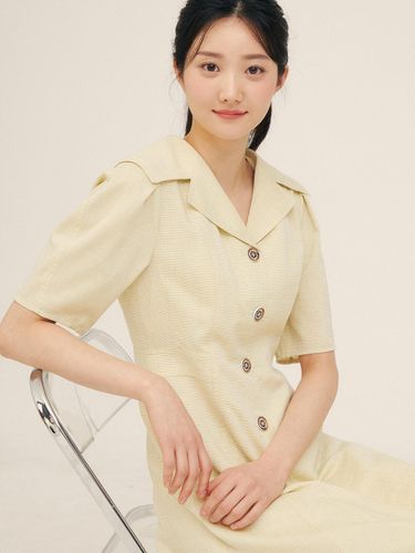 Stitch Sailor Collar Dress - JJ JIGOTT - Modalova