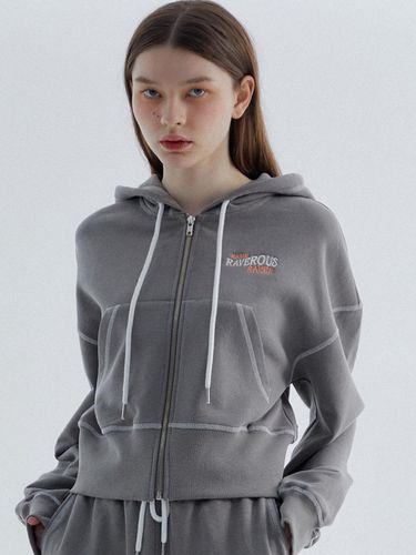 RVS Hood Zip-up Grey - RAVEROUS - Modalova