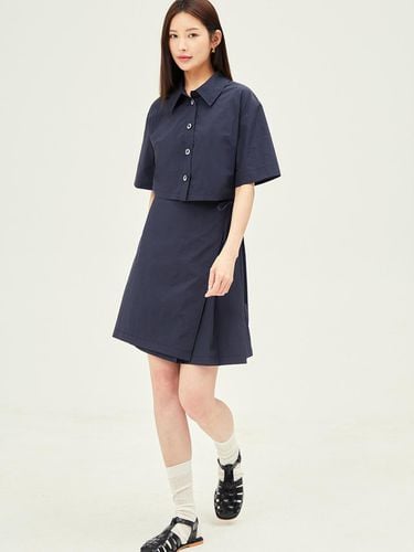 Cotton Wrap Skirt Shirt Dress GP6A0OPR11 - JJ JIGOTT - Modalova