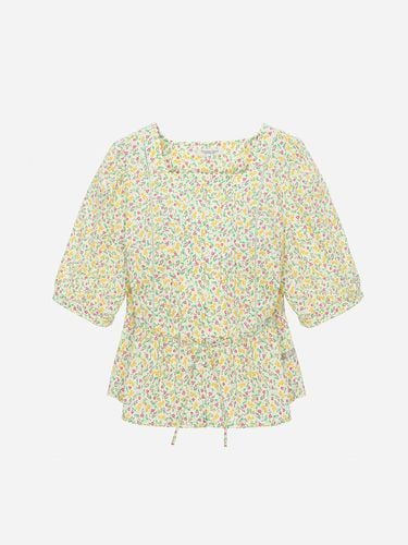 Square Neck Flower Blouse_T244MBL237W - Thursday Island - Modalova