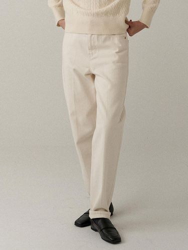 Relaxed tapered jeans (cream) - blank03 - Modalova