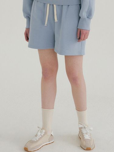 Cotton sweat shorts (sky blue) - blank03 - Modalova