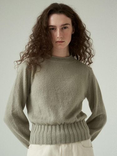 Mohair stitch pullover (light khaki) - blank03 - Modalova