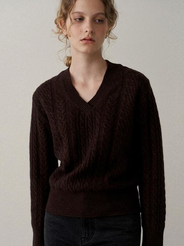 Cashmere cable pullover () - blank03 - Modalova